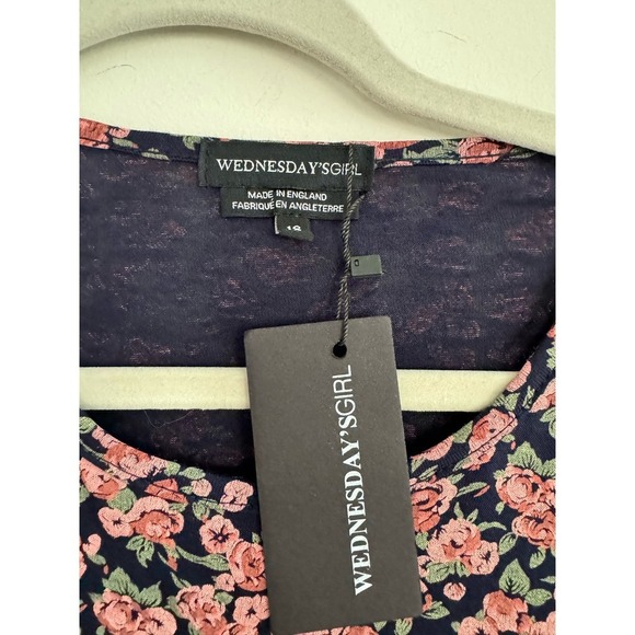 Asos Wednesdays Girl Floral top Made in Englad Size 18 - Picture 4 of 4